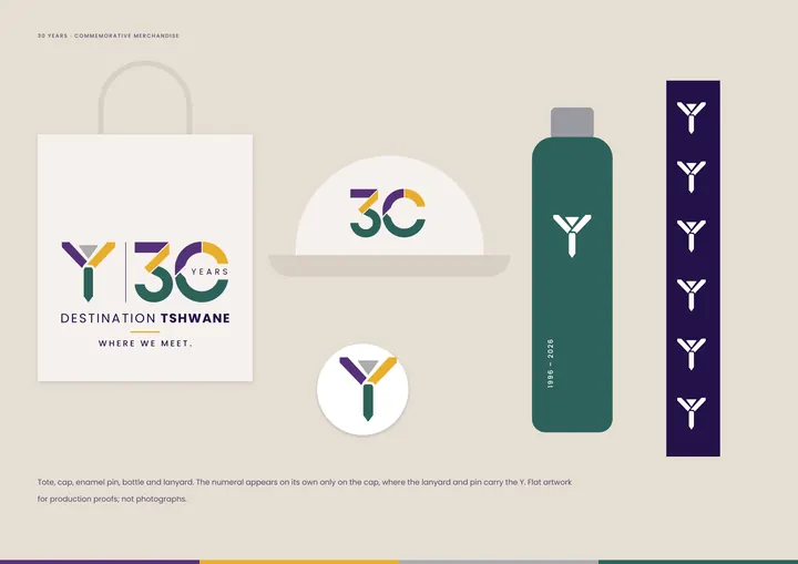Commemorative merchandise — Destination Tshwane application artwork