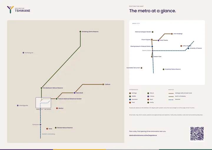 Destination map — Destination Tshwane application artwork