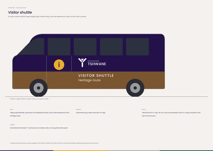 Visitor shuttle — Destination Tshwane application artwork