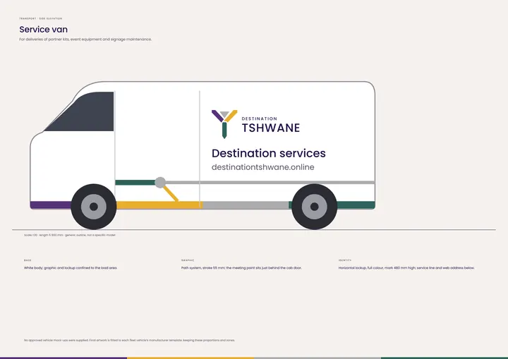Service van — Destination Tshwane application artwork